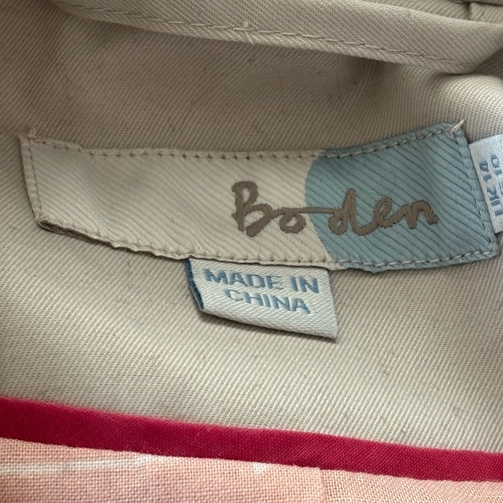 Boden Light Tan Women's Trench Coat - Picture 6 of 6